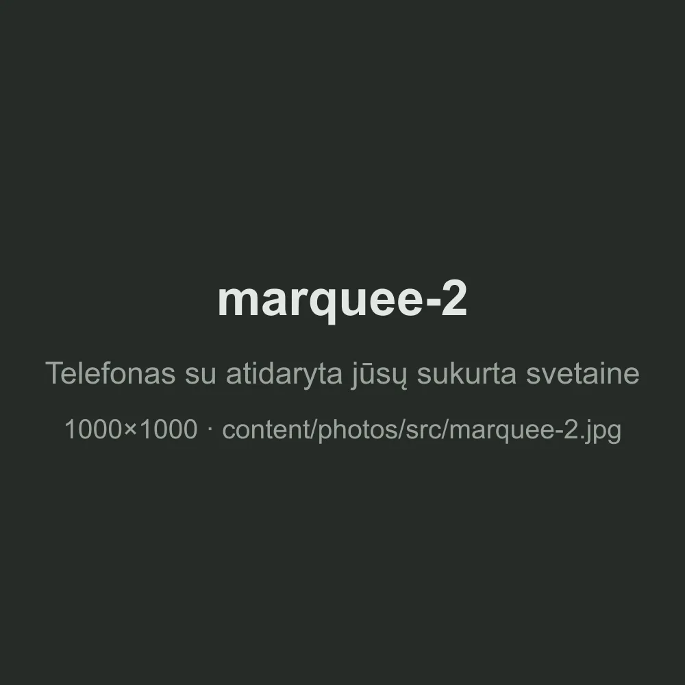 Nuotrauka 2 (marquee)