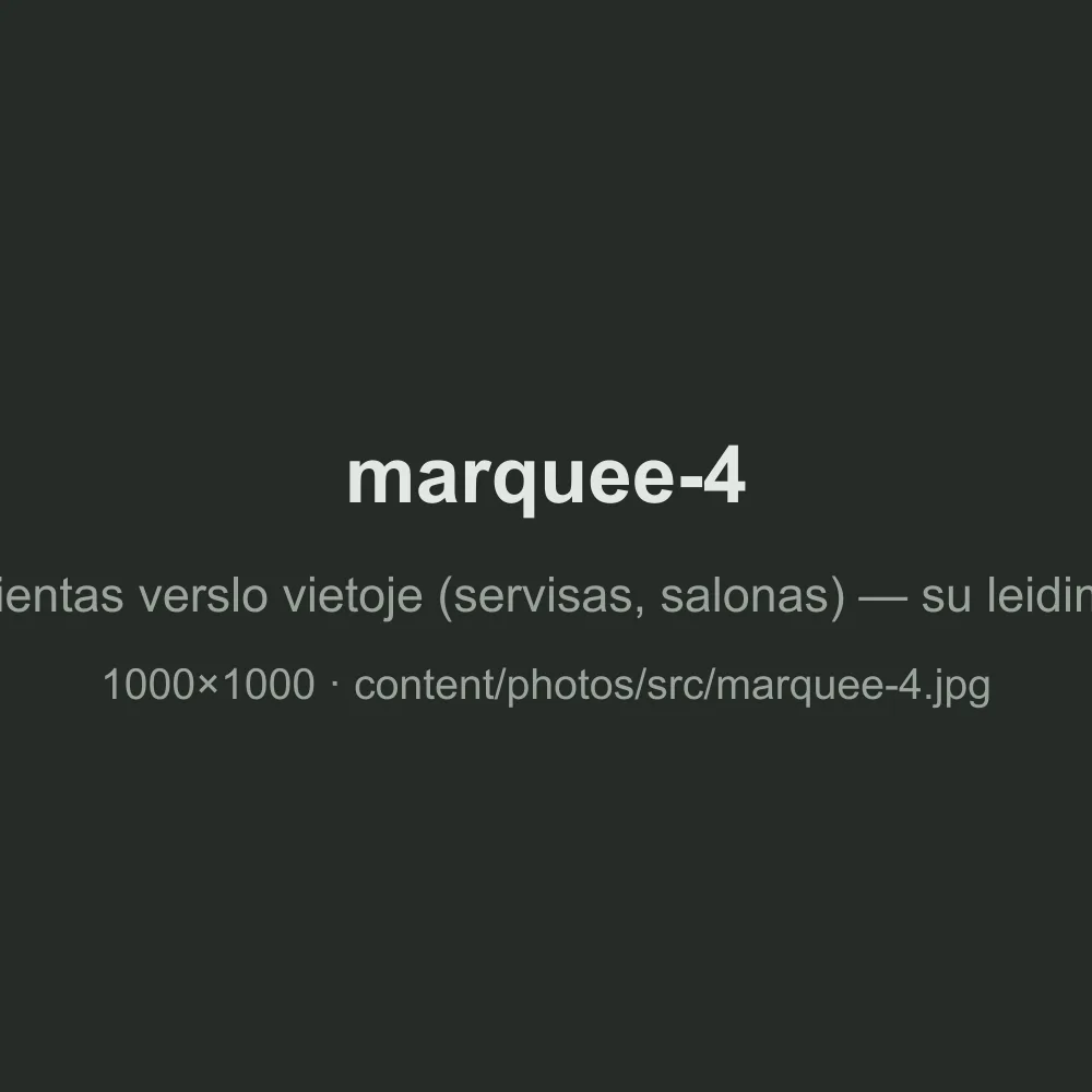Nuotrauka 4 (marquee)
